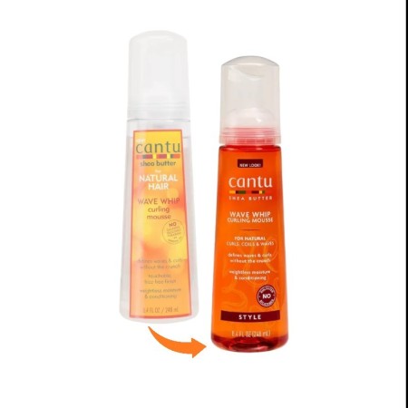 Cantu Shea Butter Wave Whip Curling Mousse 248g -Espumas -Cantu 2