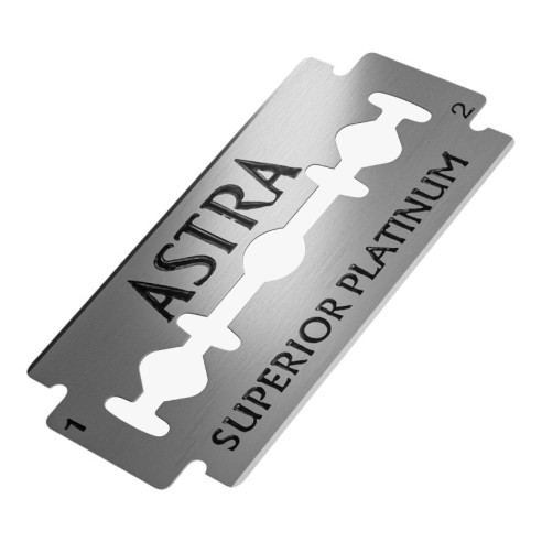 Astra Platinum Rasierklingen (5er-Pack) -Bart und Schnurrbart -