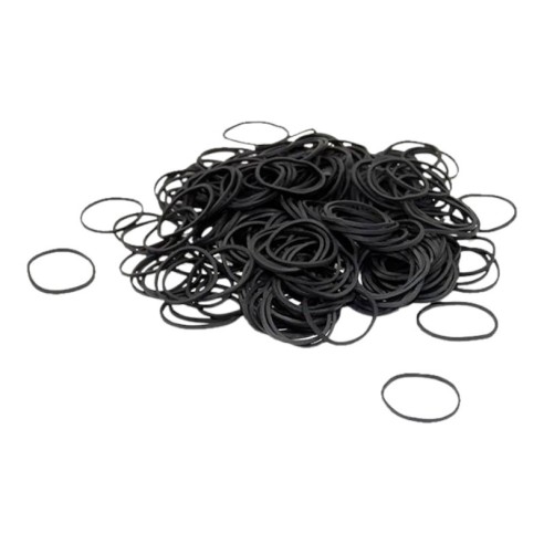 Black elastic hair bands AG -Hairpins, clips and hair ties -AG