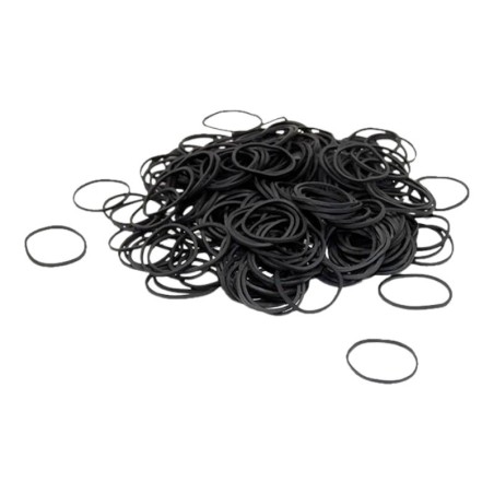 Schwarze Gummibänder für AG -Frisuren -Haarnadeln, Clips und Haargummis -AG