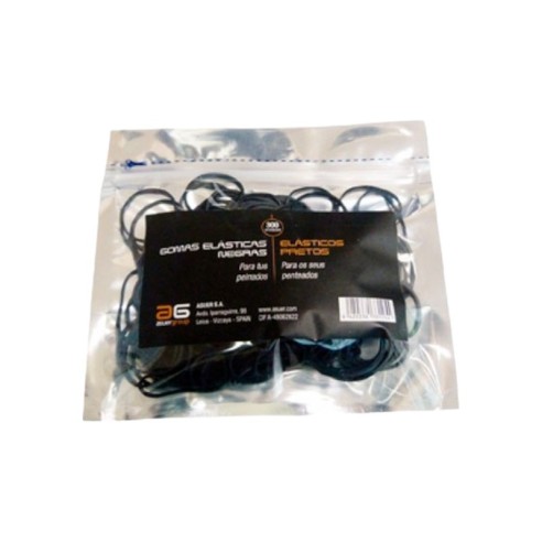 Faixas de cabelo elásticas pretas AG -Grampos de cabelo, grampos e laços de cabelo -AG