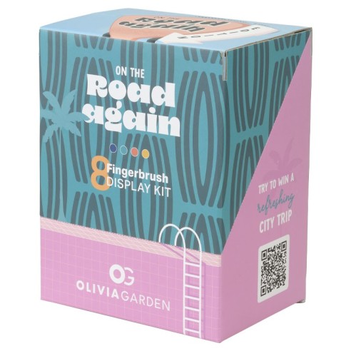 Expositor Fingerbrush On The Road 8 Unidades -Cepillos -Olivia Garden