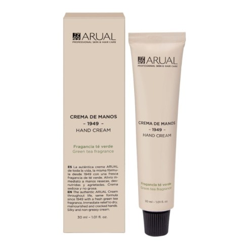 Crema mani Arual profumazione Tè Verde 30g -Cura di Unghie, Mani e Piedi -Arual