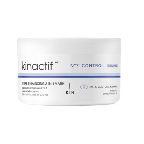 Kinactif Nº7 Control Masque Boucles 2 en 1 Réhausseur de Boucles 200 ml -Masques capillaires -KIN Cosmetics
