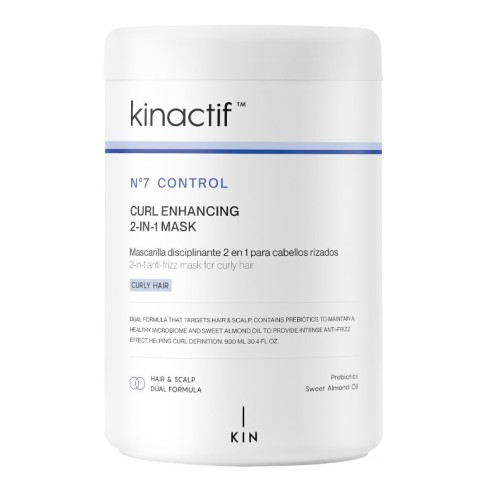 Kinactif Nº7 Control Masque Boucles 2 en 1 Réhausseur de Boucles 900 ml -Masques capillaires -Kinessences
