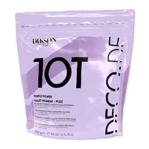 DIKSON 10T Purple Power Compact Bleaching Powder 500g -Bleaches -Dikson