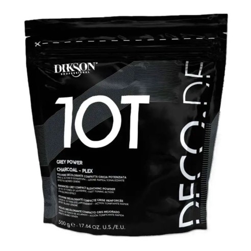 DIKSON 10T Gray Power Compact Bleaching Powder 500g -Bleaches -Dikson