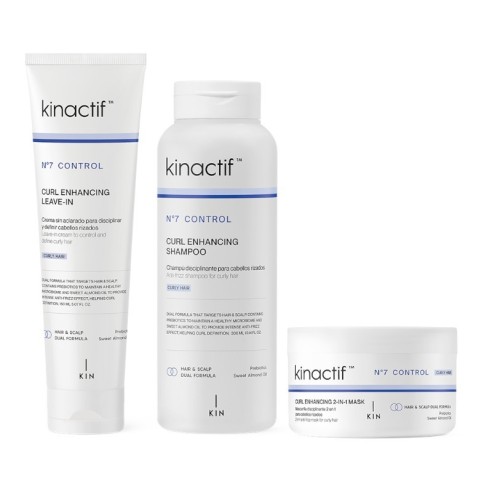 Pack Kinactif N.7 Curl Control Shampoo + Leave-in Conditioner + Mask -Hair product packs -KIN Cosmetics