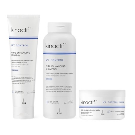 Kinactif N.7 Curl Control Pack Shampoo + Leave-in-Conditioner + Maske -Haarpflegepakete -KIN Cosmetics