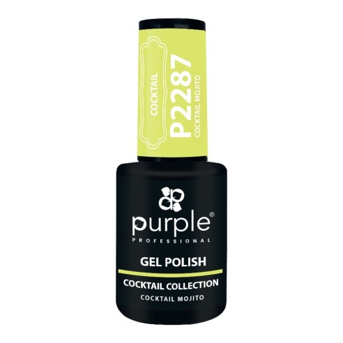 Esmalte Gel P2287 Cocktail Mojito -Esmalte semi permanente -Purple Professional