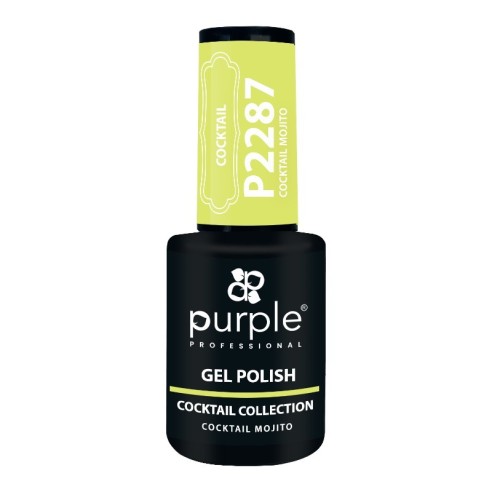 Gel Polish P2287 Cocktail Mojito -Semi permanent nail polishes -Purple Professional