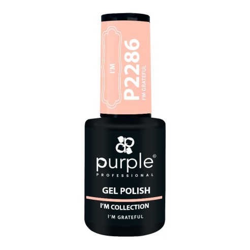 Gel Polish P2286 I'm Grateful -Semi permanent nail polishes -Purple Professional