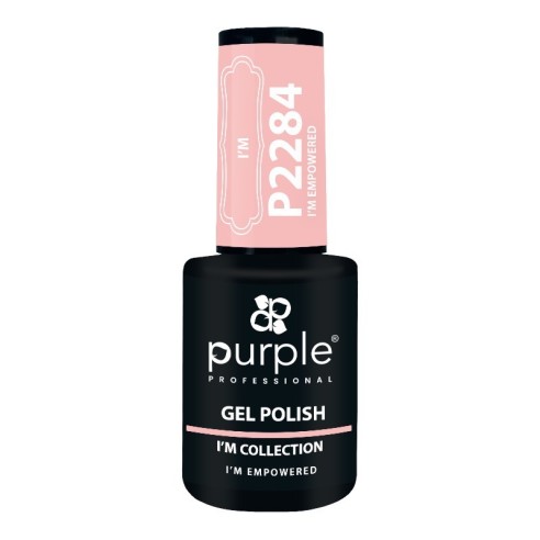 Verniz em gel P2284 Estou capacitado -Esmalte semipermanente -Purple Professional