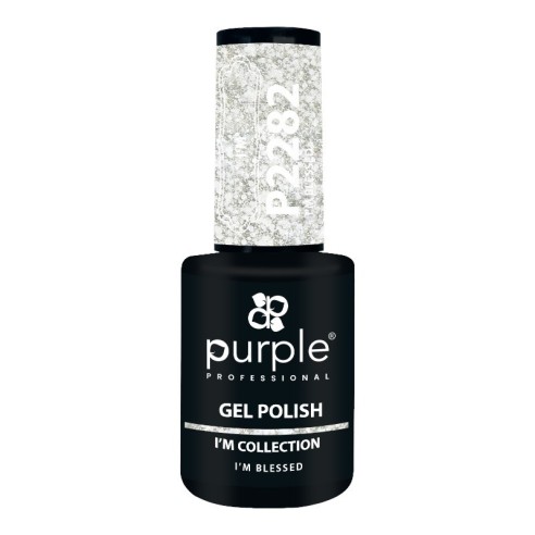 Esmalte Gel P2282 I'm Blessed Glitter -Esmalte semi permanente -Purple Professional