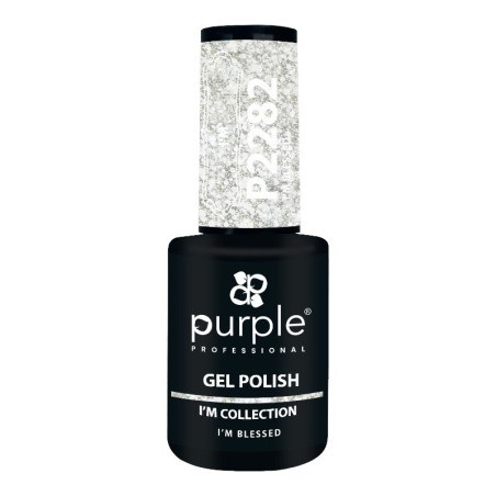 Purple Professional Esmalte Gel P2282 I'm Blessed Glitter -Esmalte semi permanente -Purple Professional