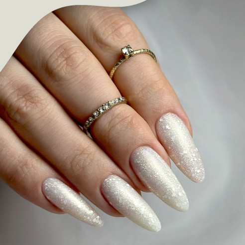 Gel Polish P2282 Je suis béni pailleté -Vernis semi permanents -Purple Professional