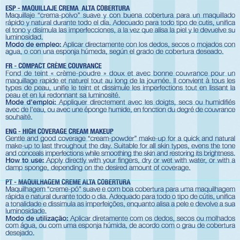 CEDIB Paris Maquillaje Crema Alta Cobertura 10 Viena -Cara -CEDIB Paris