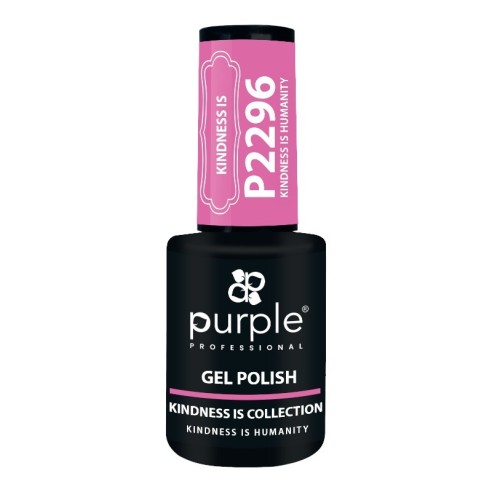 Esmalte Gel P2296 Kindness is Humanity -Esmalte semi permanente -Purple Professional