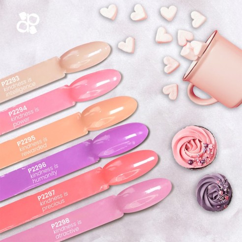 Smalto semipermanente P2294 La gentilezza è potere -Smalto semipermanente -Purple Professional