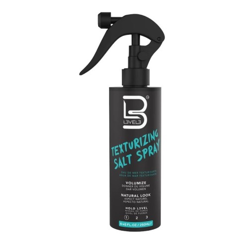 Spray Texturizzante al Sale Marino Livello3 250ml -prodotti per lo styling dei capelli -L3vel3