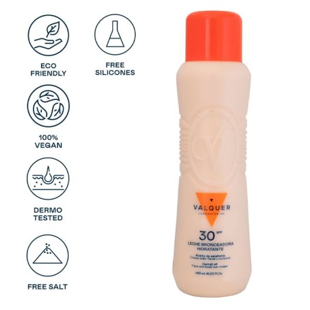 Valquer Karotten Bräunungsmilch LSF 30 500ml -Solar -Valquer