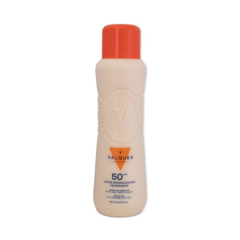 Leche Solar Bronceadora Valquer Zanahorias SPF 50 500ml -Solares -Valquer