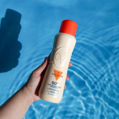 Leche Solar Bronceadora Valquer Zanahorias SPF 50 500ml -Solares -Valquer