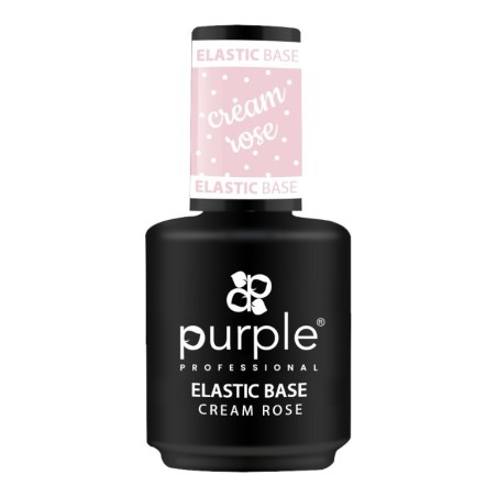 Elastische Basiscreme Rose Purple Professional 15ml -Grund- und Decklacke -Purple Professional