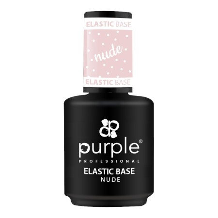 Elastic Base Nude Purple Professional 15ml -Bases y Top Coats -Purple Professional