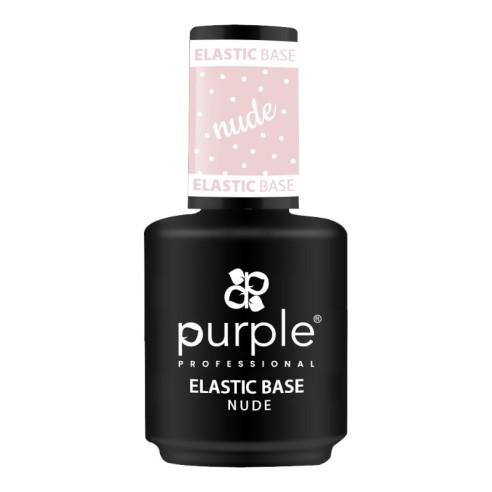 Base Elástica Nude Purple Professional 15ml -Bases e Top Coats -Purple Professional