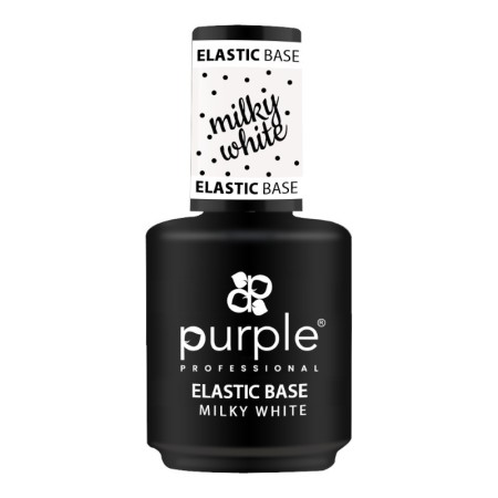 Base Elastica Bianco Purple Professional 15ml -Basi e Top Coat -Purple Professional