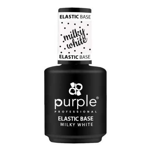 Elastic Base Milky White Purple Professional 15ml - Purple Professional