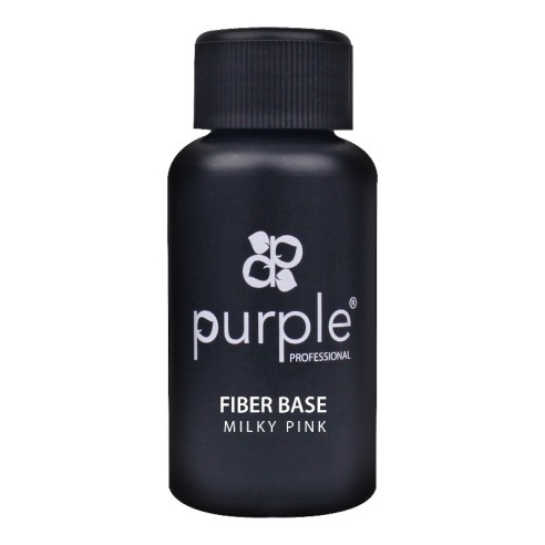 Fiber Foundation Milky Pink 50 ml Purple -Bases and Top Coats -Purple Professional