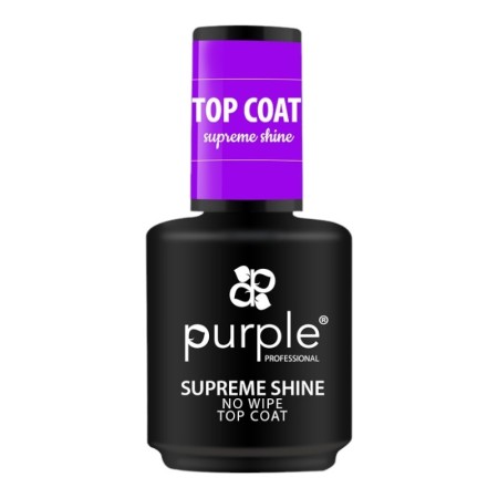 Top Coat Supreme Shine 15 ml Purple Professional -Basi e Top Coat -Purple Professional