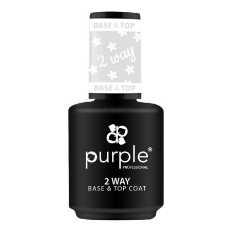 Base&Top Gel Polish 2-Wege 15ml Lila -Grund- und Decklacke -Purple Professional