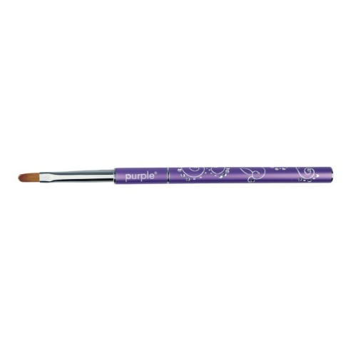 Pincel Nylon Oval núm.4 para Gel Purple Professional -Utensilios Accesorios -Purple Professional