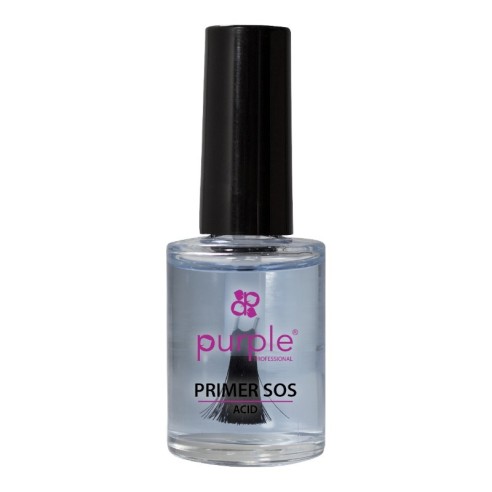 Primer SOS 15ml Violet -Traitements de dissolvant pour vernis à ongles -Purple Professional