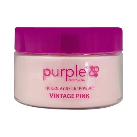 Vintage Pink Acrylpulver 50g Purple Professional -Gel und Acryl -Purple Professional