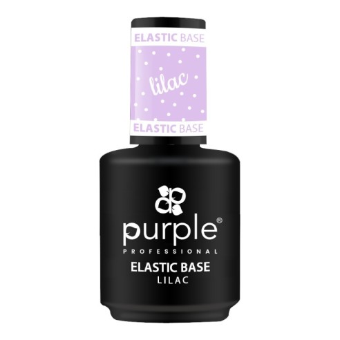 Base Elastique Lilas 15ml -Bases et couches de finition -Purple Professional