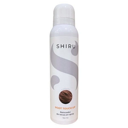 Retocador de raíces Shiru en spray color Castaño 150ml -Tintes de coloración directa -AG