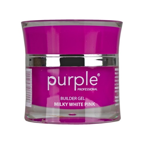 Builder Gel Milky White Pink Purple Professional 15g -Gel y Acrílico -Purple Professional