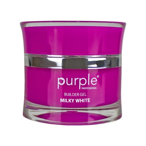 Builder Gel Milky White Purple Professional 50g -Gel e acrílico -Purple Professional