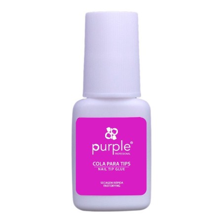 Purple Professional Pegamento para Tips con pincel 8g -Herramientas y accesorios -Purple Professional