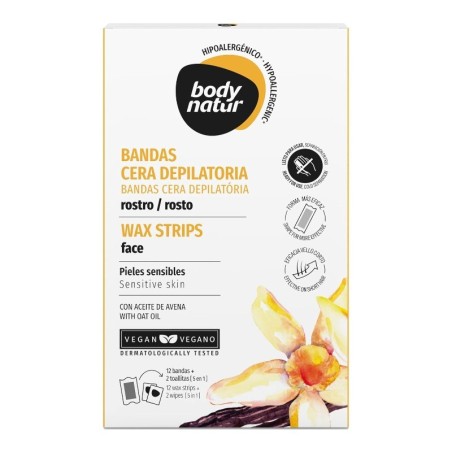 Body Natur Gesichts-Enthaarungswachsbänder -Wachsen -Body Natur