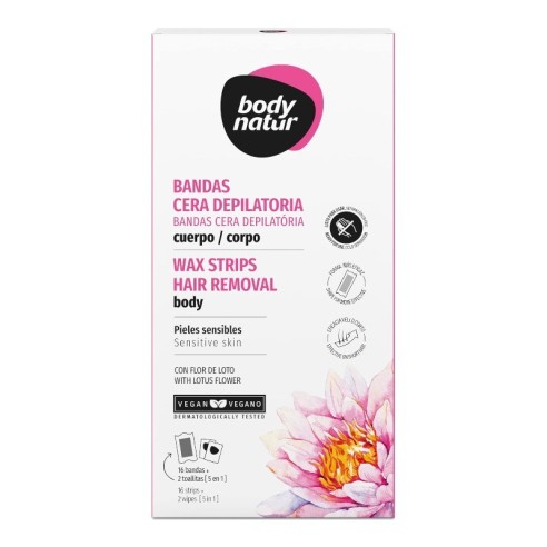 Bandas Cera Depilatoria Cuerpo Body Natur -Body Natur