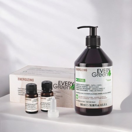 Pacote Energizing Everygreen : Shampoo + Ampolas Antiqueda -Pacotes de produtos para cabelo -Everygreen 2