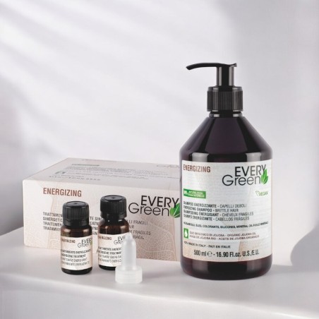Energizing Everygreen Pack: Shampoo + Ampullen gegen Haarausfall -Haarpflegepakete -Everygreen