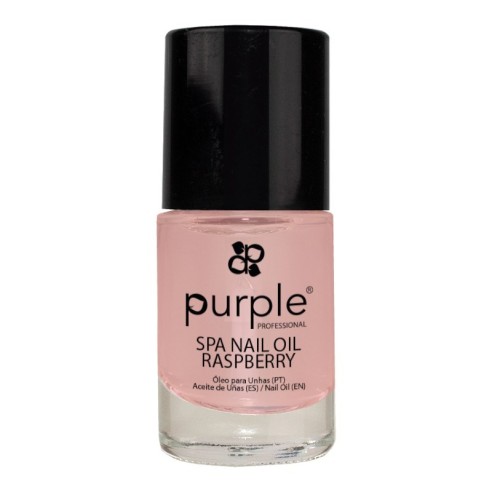 Aceite de uñas SPA NAIL OIL Raspberry 10ml -Tratamientos Quitaesmaltes -Purple Professional