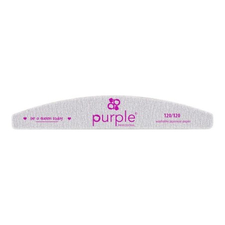 Lima de uñas Moon 120/120 Japanese Paper Purple Professional -Utensilios Accesorios -Purple Professional