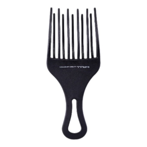 Carbon line curved double prong hollowing comb -Combs -Perfect Beauty